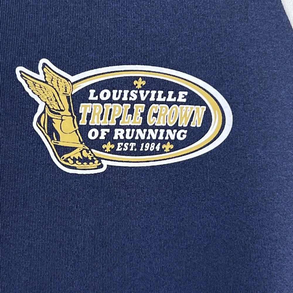 Ventures‎ Endurance Louisville Triple Crown of Running Quarter Zip Pullover Navy